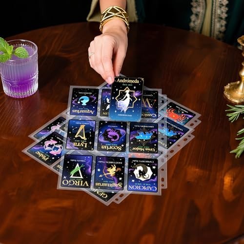 60 Pack 1080P Double-Sided Trading Card Sleeves for 3 Ring Binder – Ultra-Clear