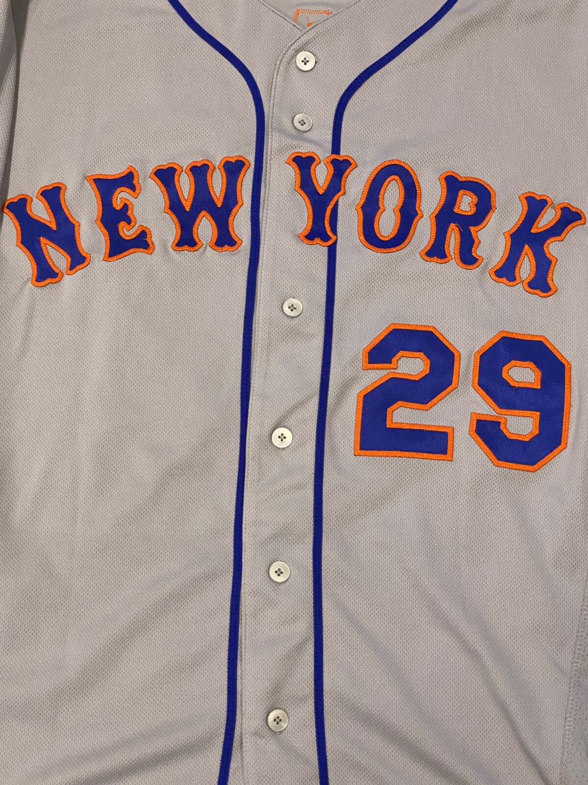 GAME-USED METS JERSEY – Brad Brach Pitched 0.2 Innings With K In This Jersey!