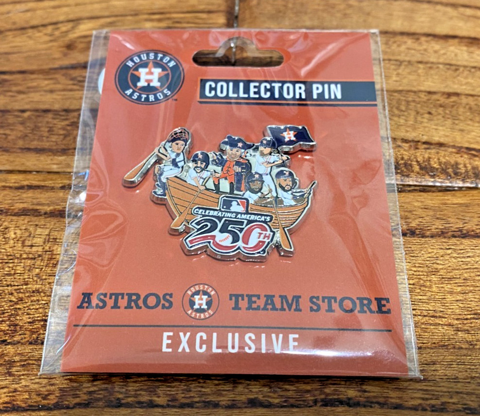 Houston Astros USA America’s 250th Altuve Yordan Cross Delaware Lapel Pin RARE