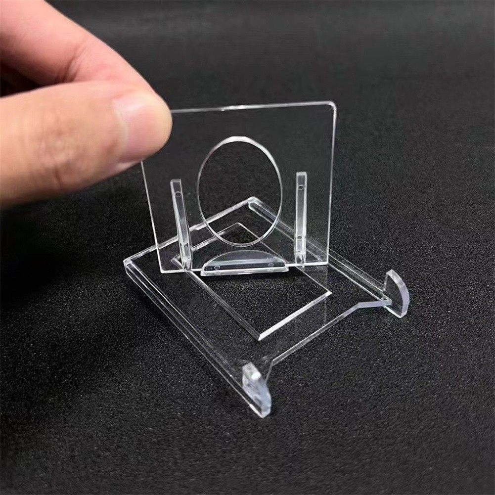 1-100 pcs Clear Acrylic Trading Card Stands Sports Cards Display Holder