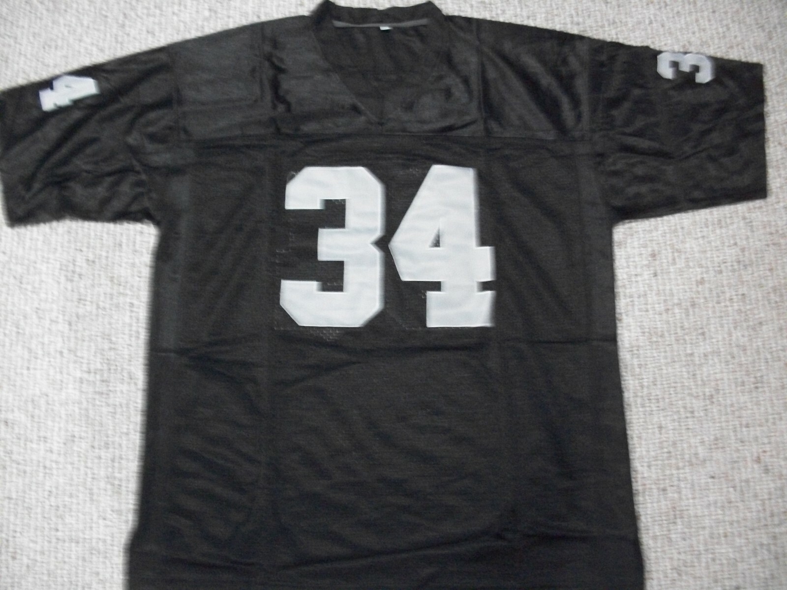 BO JACKSON Unsigned Custom Black LA Sewn New Football Jersey Sizes S-3XL