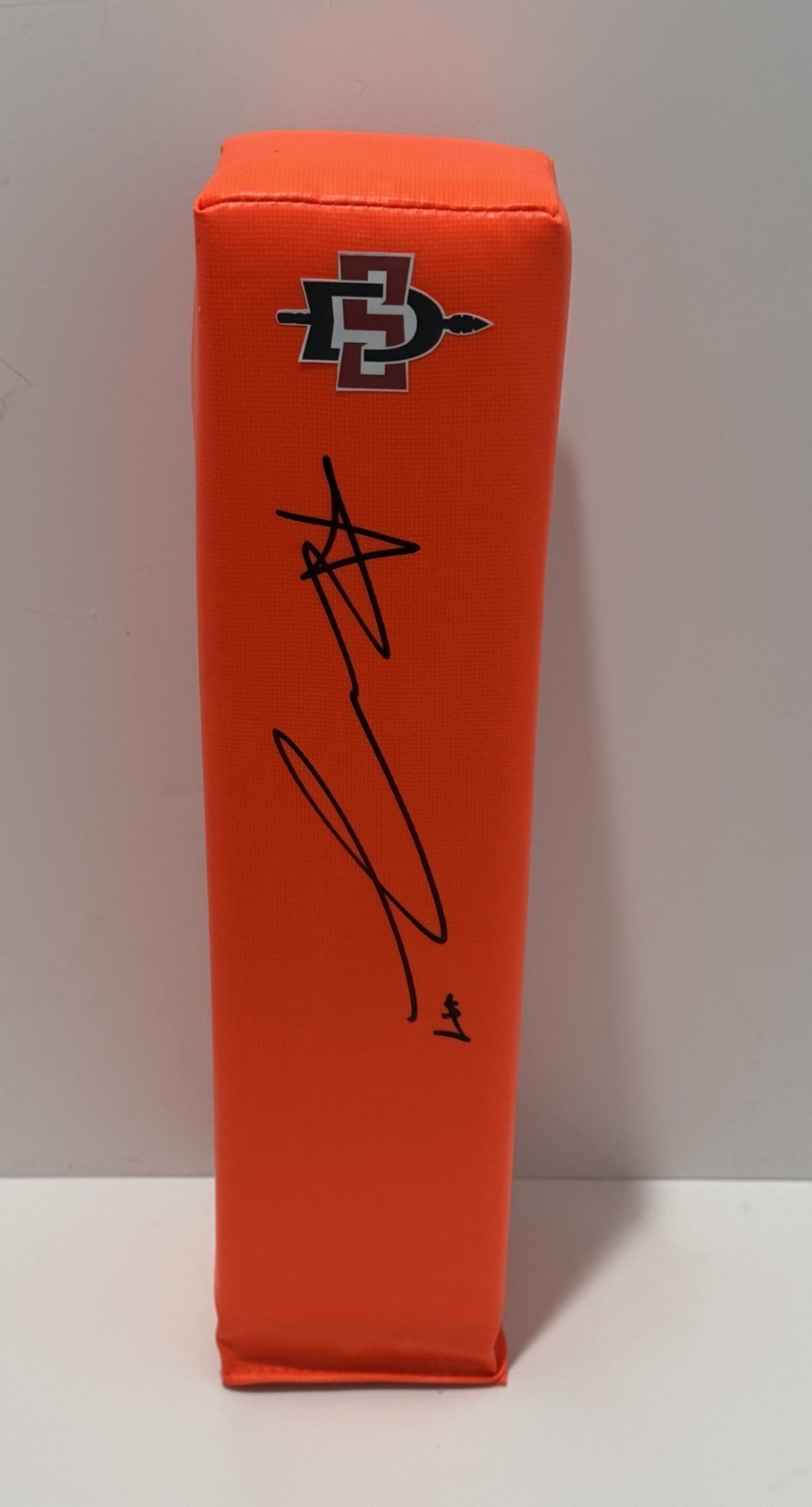CHRIS JOHNSON SIGNED TOUCHDOWN PYLON SAN DIEGO STATE AZTECS JSA COA