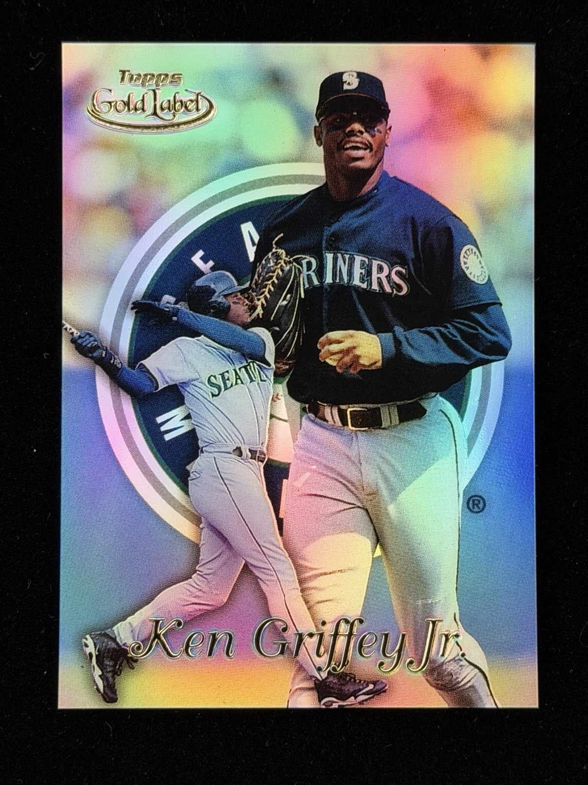 1999 Topps Gold Label #100 Class 1 Refractor KEN GRIFFEY JR Seattle Mariners