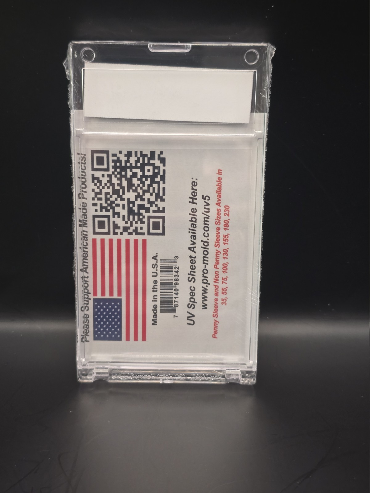 5x Pro Mold 130 Pt. 4th Gen EZ-Snap Card Holders w/ Label & Sleeve – USA