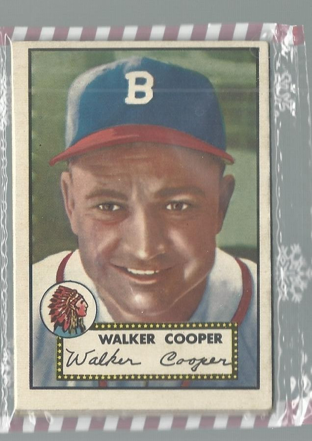 1952 TOPPS Christmas RACK PACK POSSIBLE MICKEY MANTLE ROOKIE/ED MATHEWS R!!!