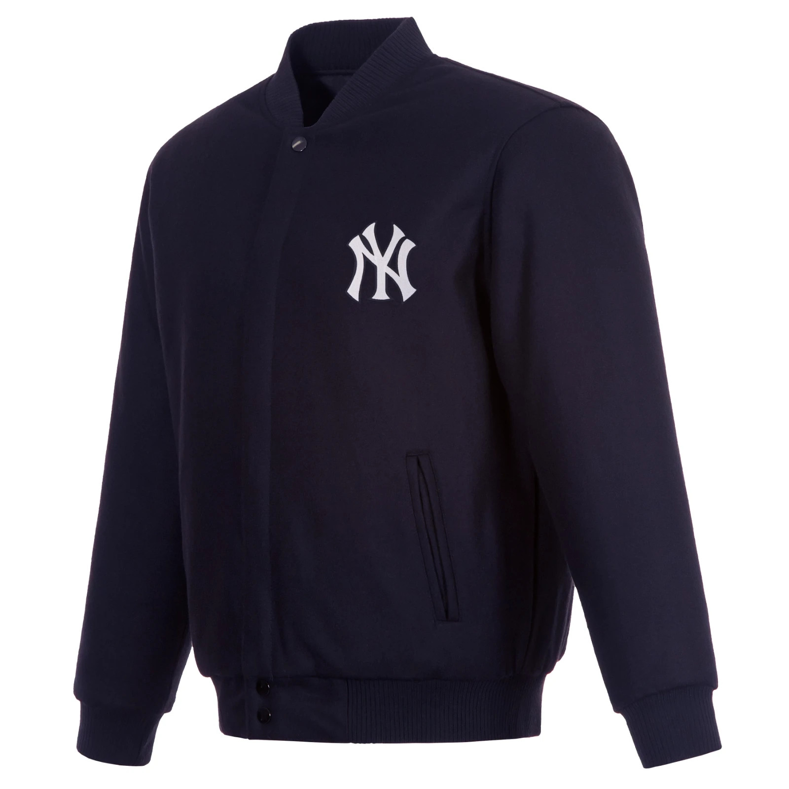 JH Design New York Yankees All Wool Jacket w/ Nylon lining & Embroidered Logos