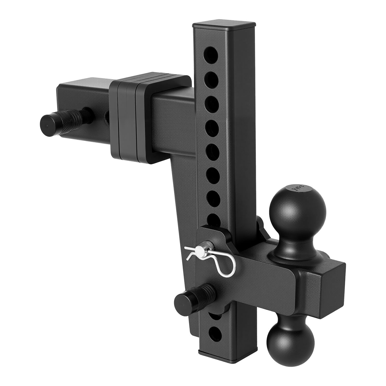 Vevor Adjustable Trailer Hitch Fit 2.5 Receiver Trailer Hitch Mount 2 Balls