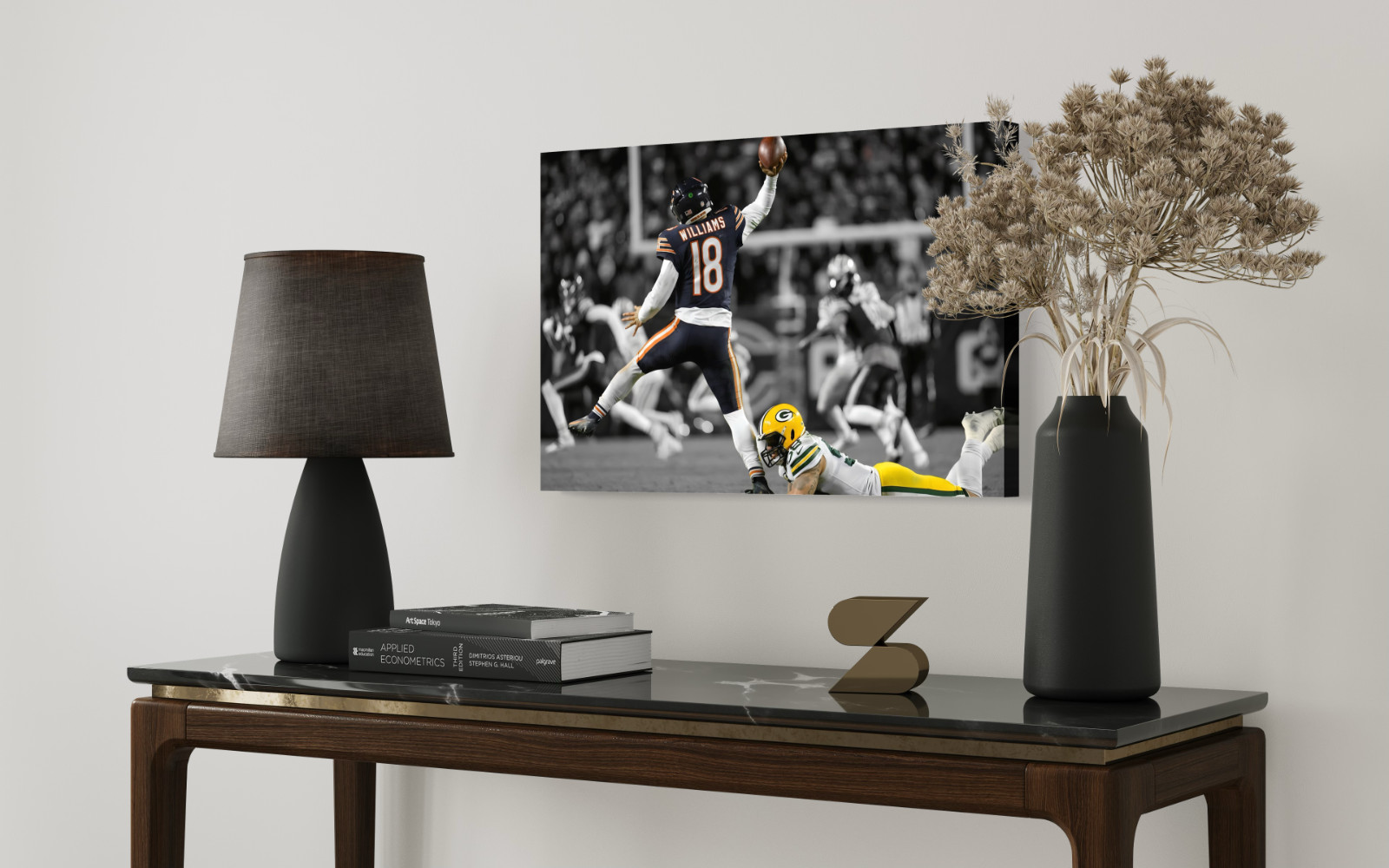 Caleb Williams | Jumpman TD throw vs. Packers | CANVAS | Sports Wall Art