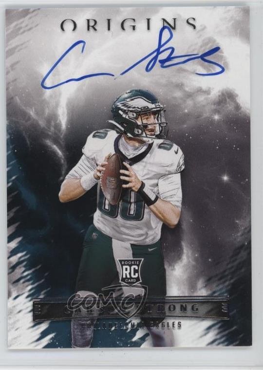 2022 Panini Origins Rookie Carson Strong #RAU-CST Auto RC 1cz3