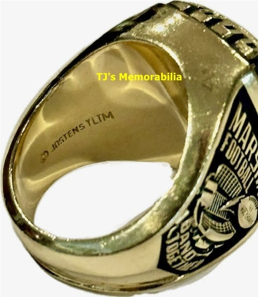 2000 MARSHALL THUNDERING HERD MAC & MOTOR CITY BOWL CHAMPIONS CHAMPIONSHIP RING