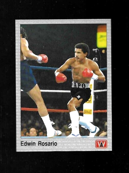 EDWIN ROSARIO San Juan, Puerto Rico 1991 AW Sports Boxing Card #33