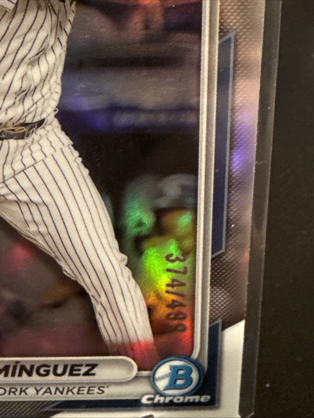 2024 Bowman Chrome – Jasson Dominguez #94 Refractor /499 (RC)