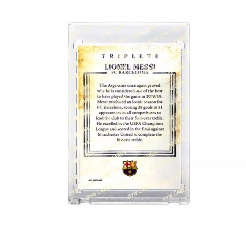 National Treasures Logoman Lionel Messi Autographs Signed Jersey Star Card 1PC