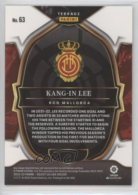 2022-23 Panini Select La Liga Terrace Kang-in Lee #63 1ep3