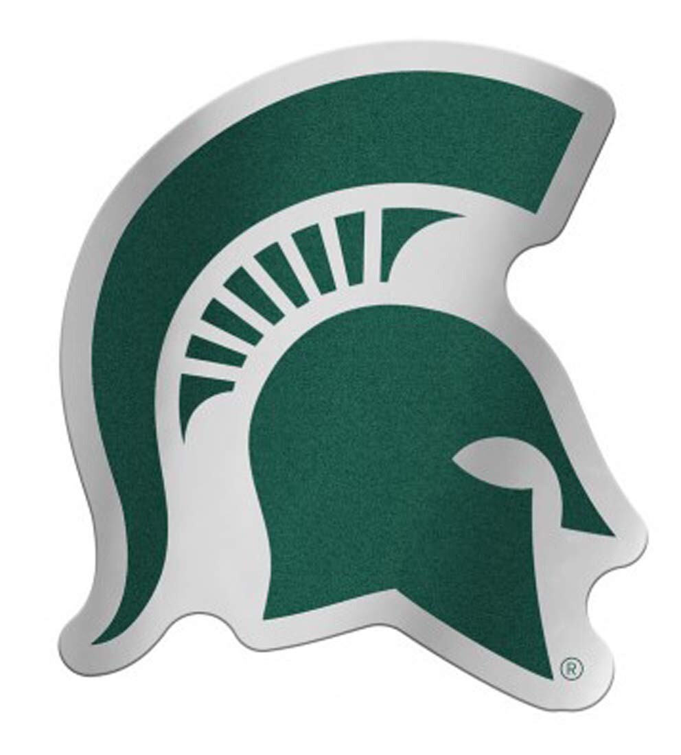 Michigan State Spartans Logo Auto Badge Decal Sticker NEW Truck Car 3×4 Inches