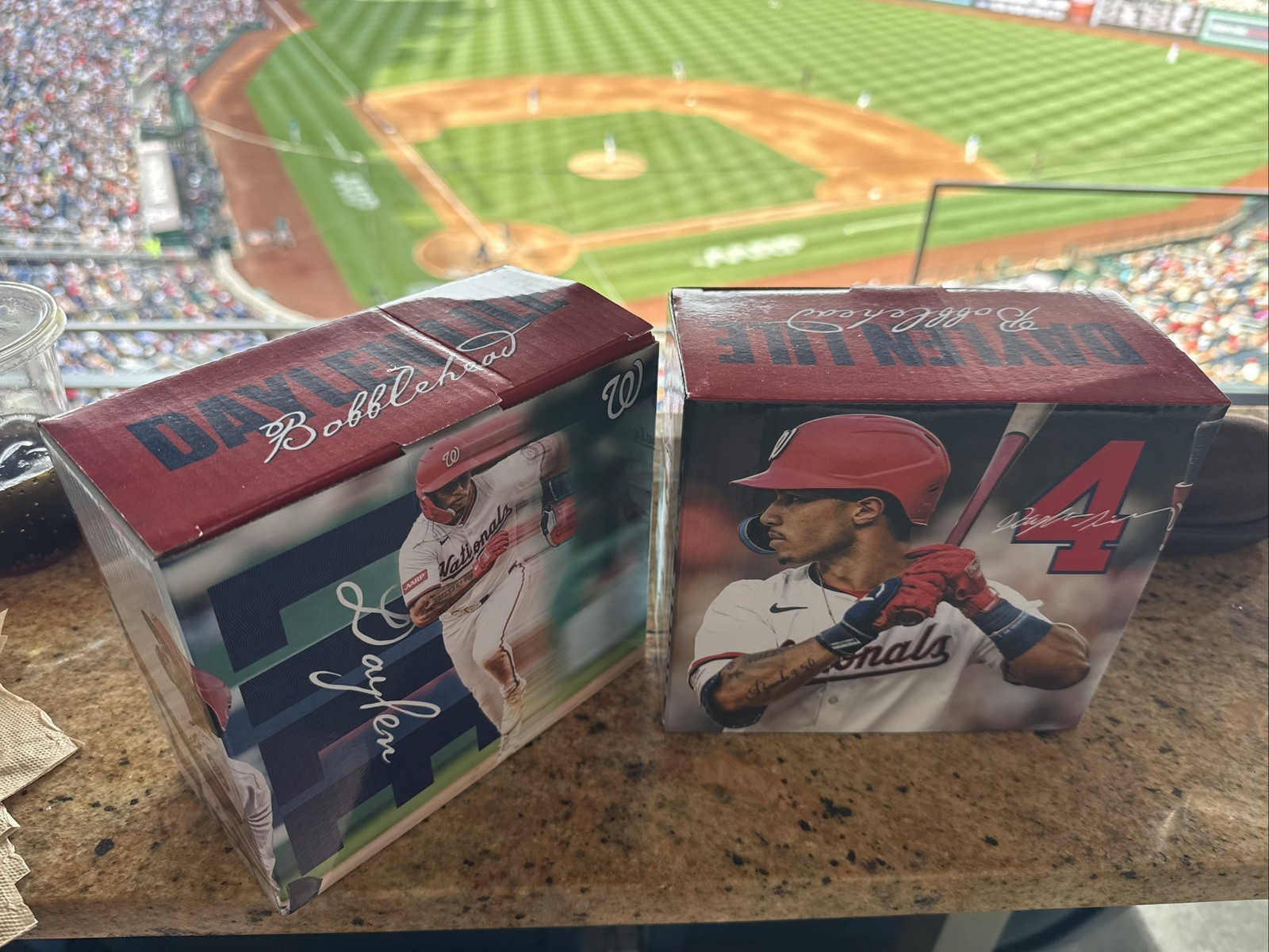 2x Daylen Lile Bobbleheads SGA 6/13/2026 – Washington Nationals – NEW IN BOX