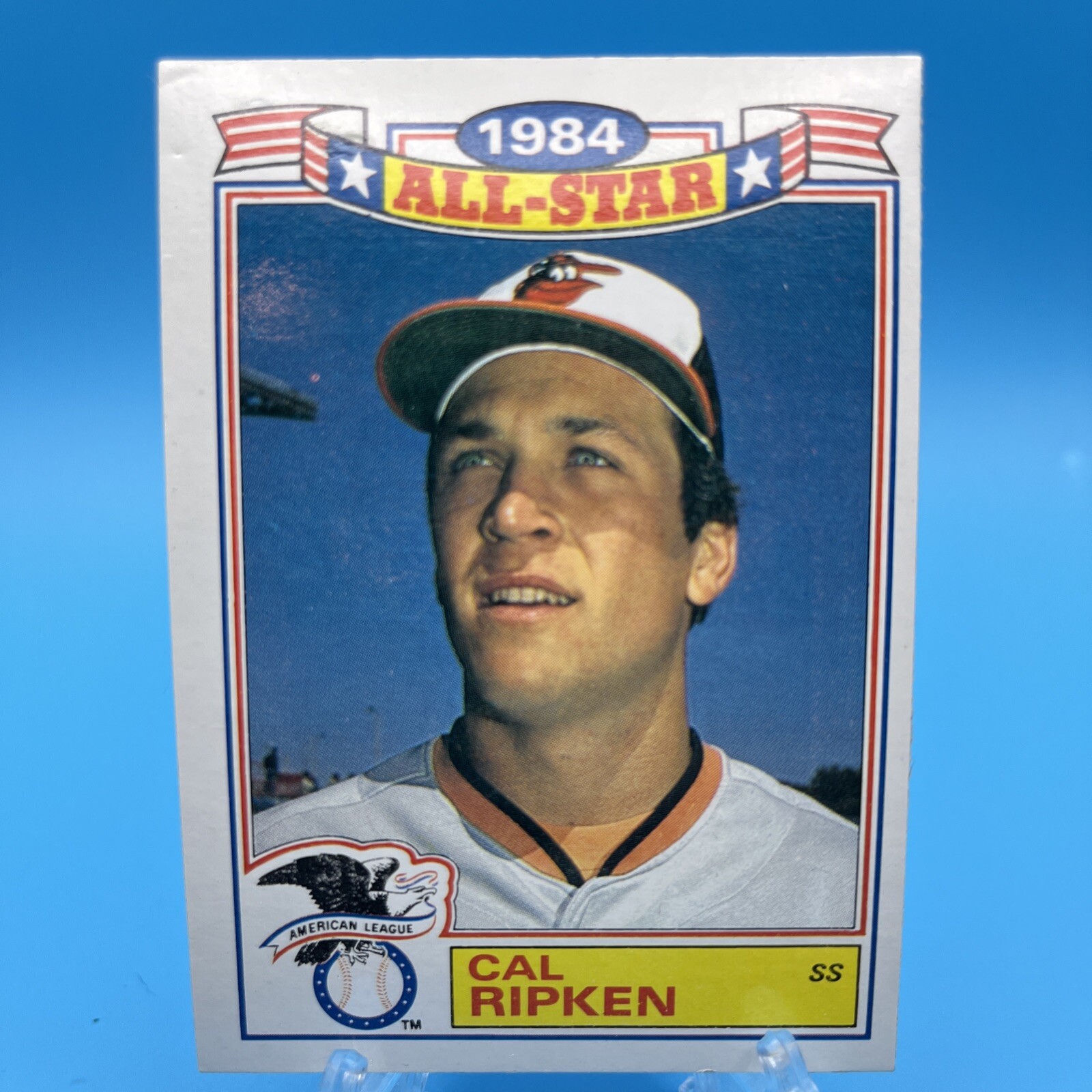 Cal Ripken, Jr 1985 Topps Commemorative Set 1984 All-Star Game #16 of 22 – HOF