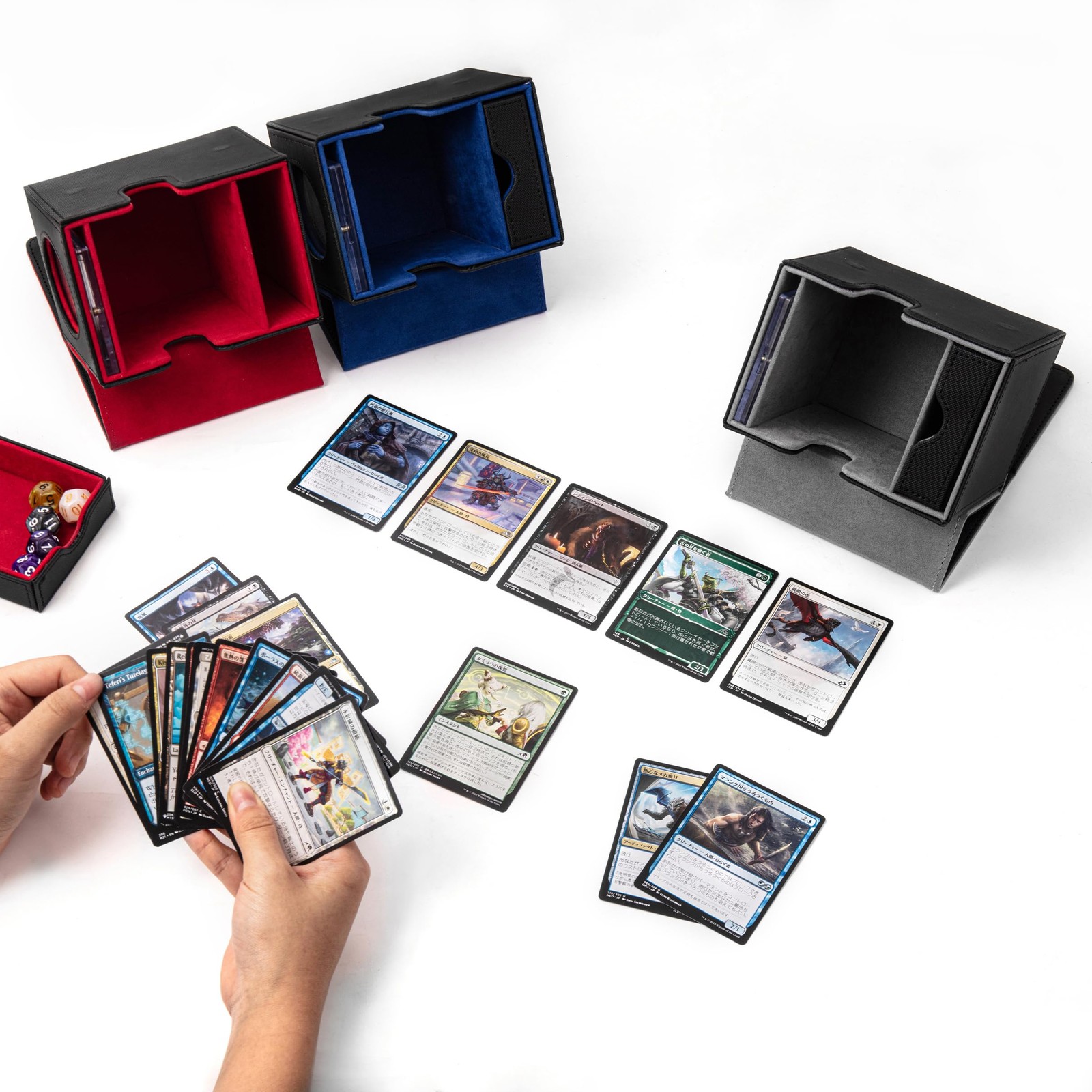 Commander Deck Box for MTG Sports Trading Cards,Large Capacity Card Carrying …