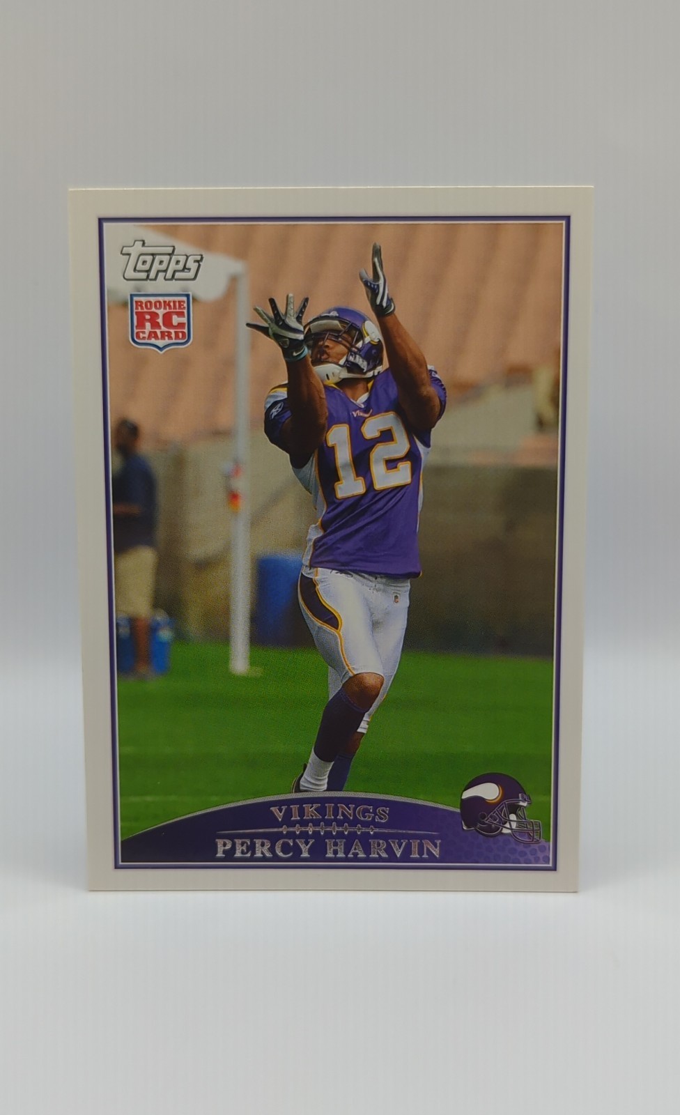 2009 Topps – Percy Harvin #375 Catching (RC)