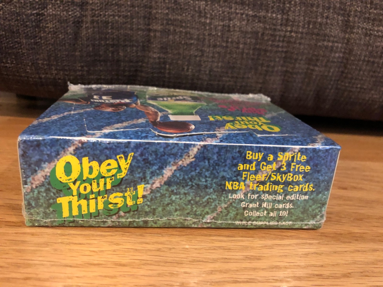 1996-97 Fleer Sprite NBA Basketball Factory Sealed Box Kobe? Iverson?