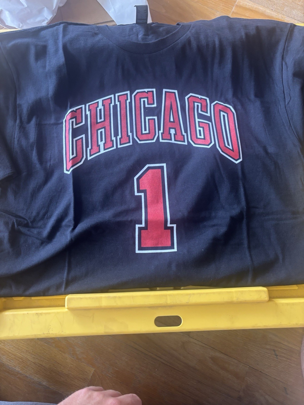 Derrick Rose Chicago Bulls all 4 figures & Drose shirt large