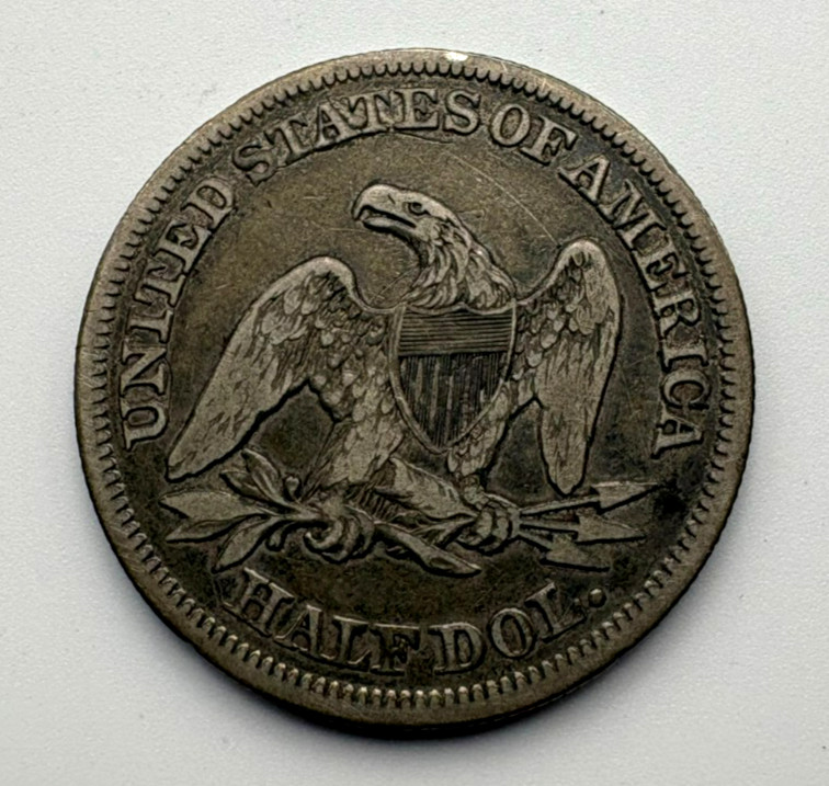 Lot of 5 Seated Liberty Half DoIlars 1854-1859 United States