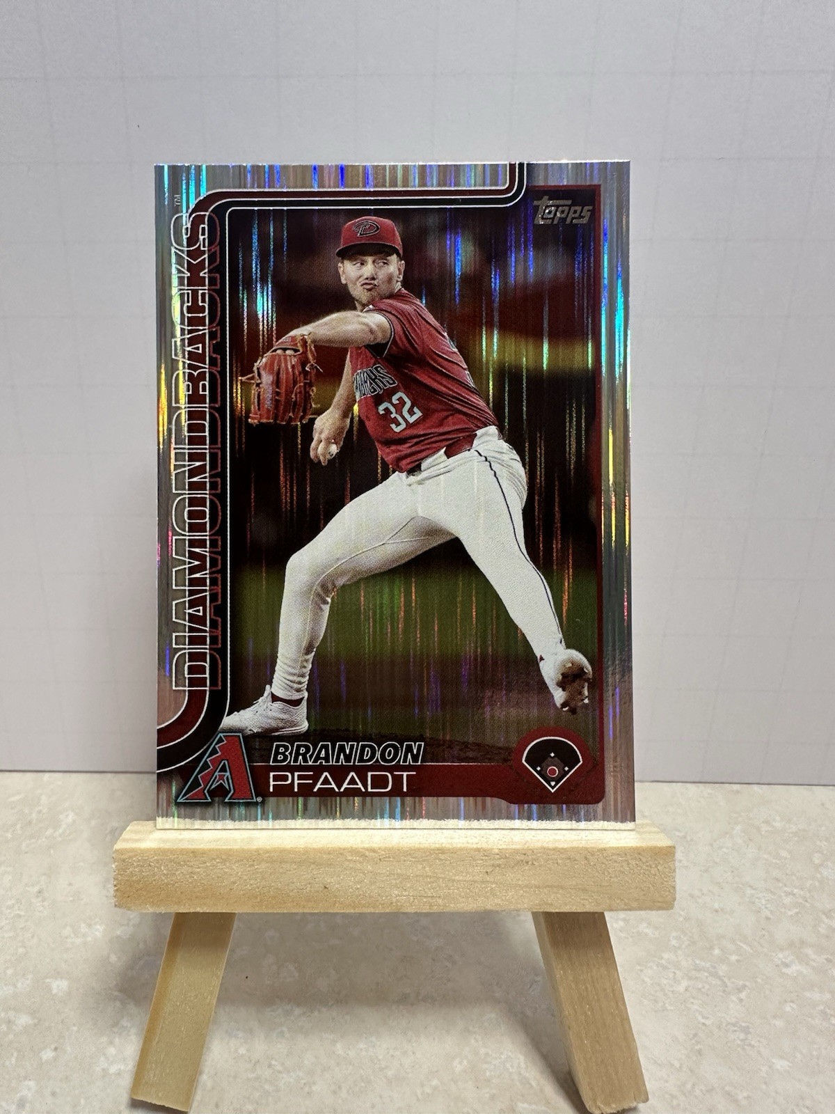 2025 Topps Series 1 BRANDON PFAADT Tinsel Parallel #182
