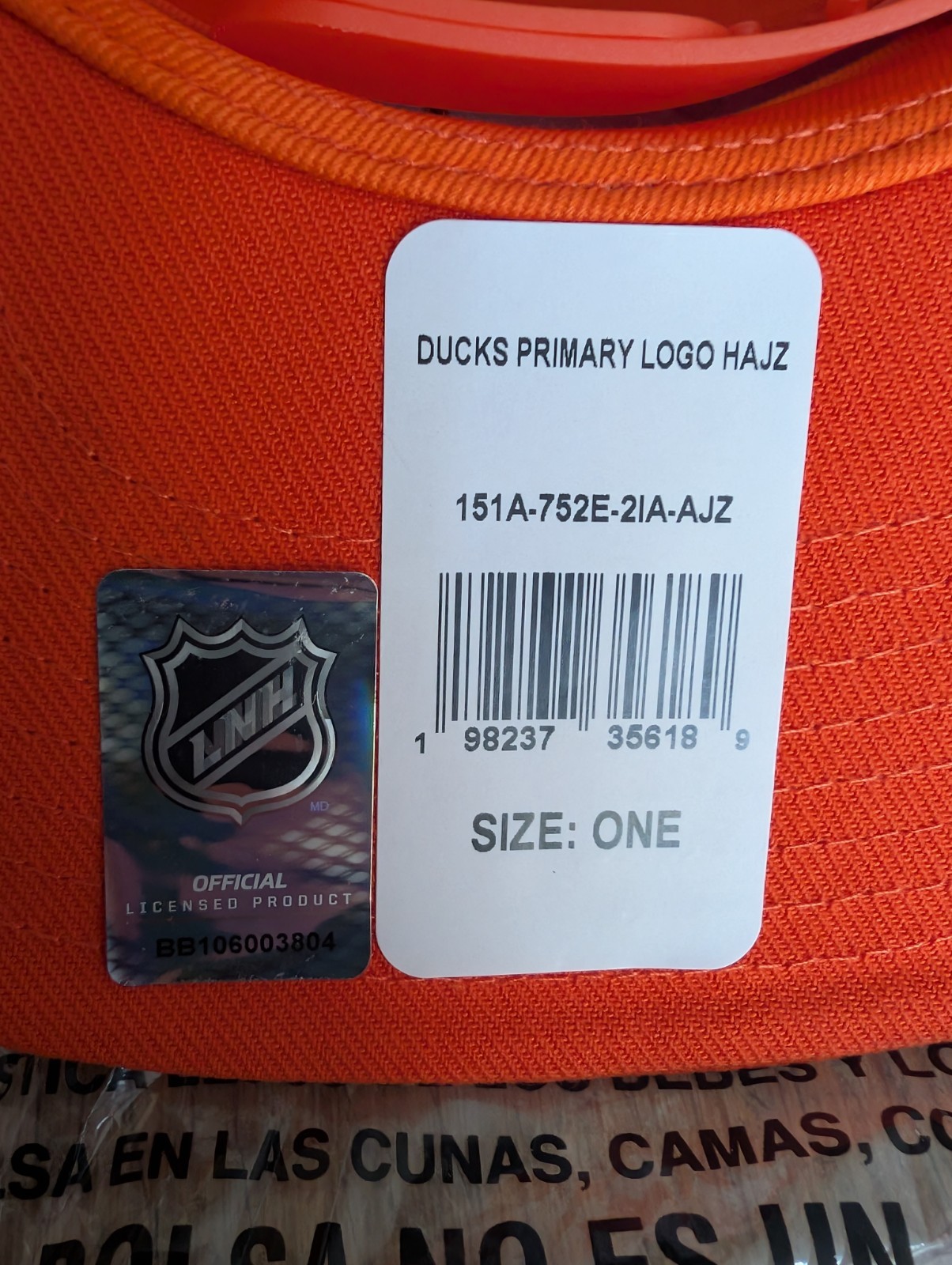 Fanatics Branded NHL Anaheim Ducks Iconic Defender Adjustable Cap Snapback