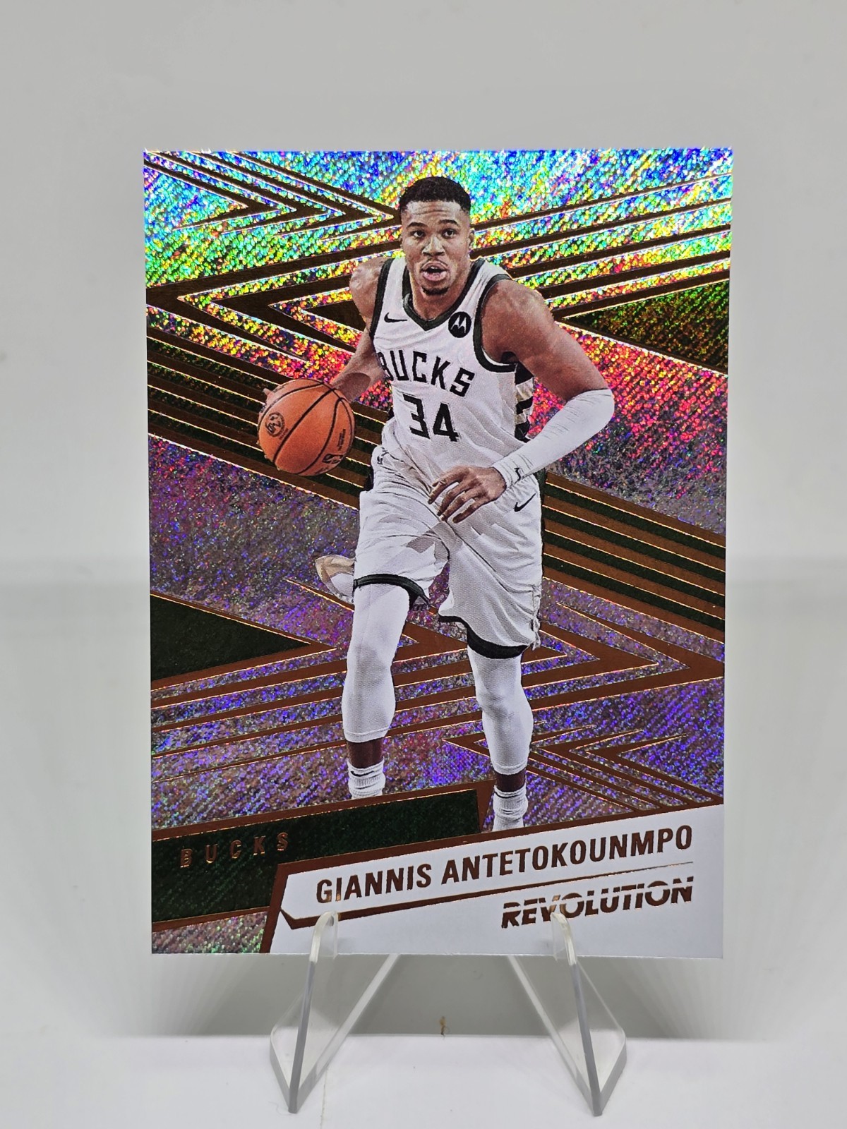 Giannis Antetokounmpo 2025 Panini Hoops 8 Card Lot Bucks All Different