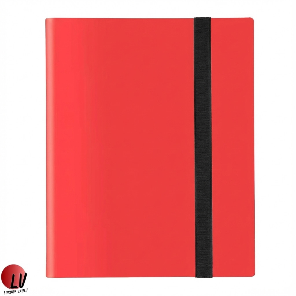 Red Trading Card Binder 396 Pockets Side-Loading Album Folder TCG Premium Folder