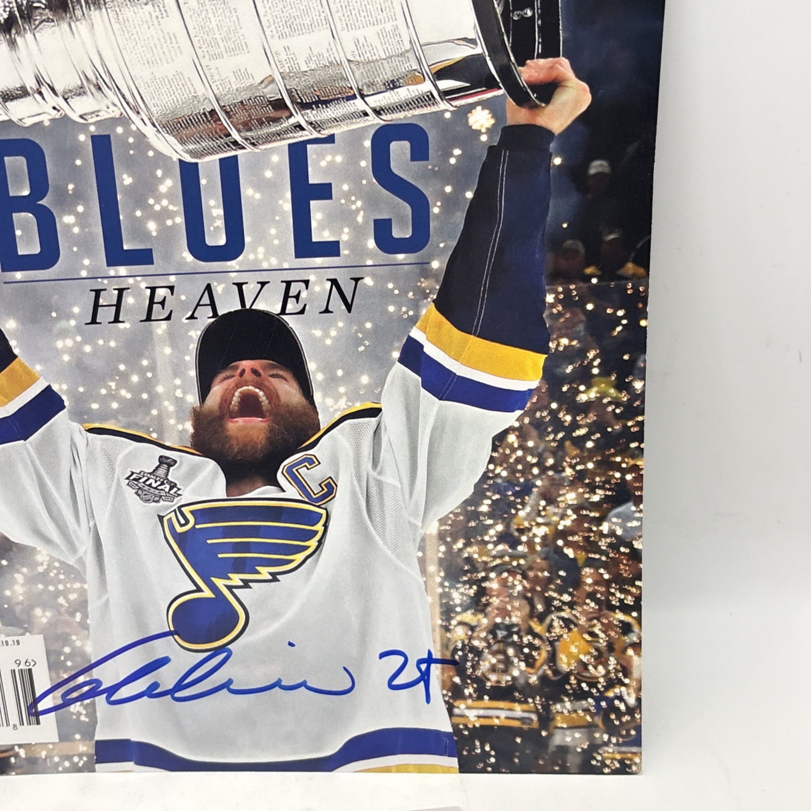 Alex Pietrangelo Signed Sports Illustrated 2019 Stanley Cup Champions Blues COA