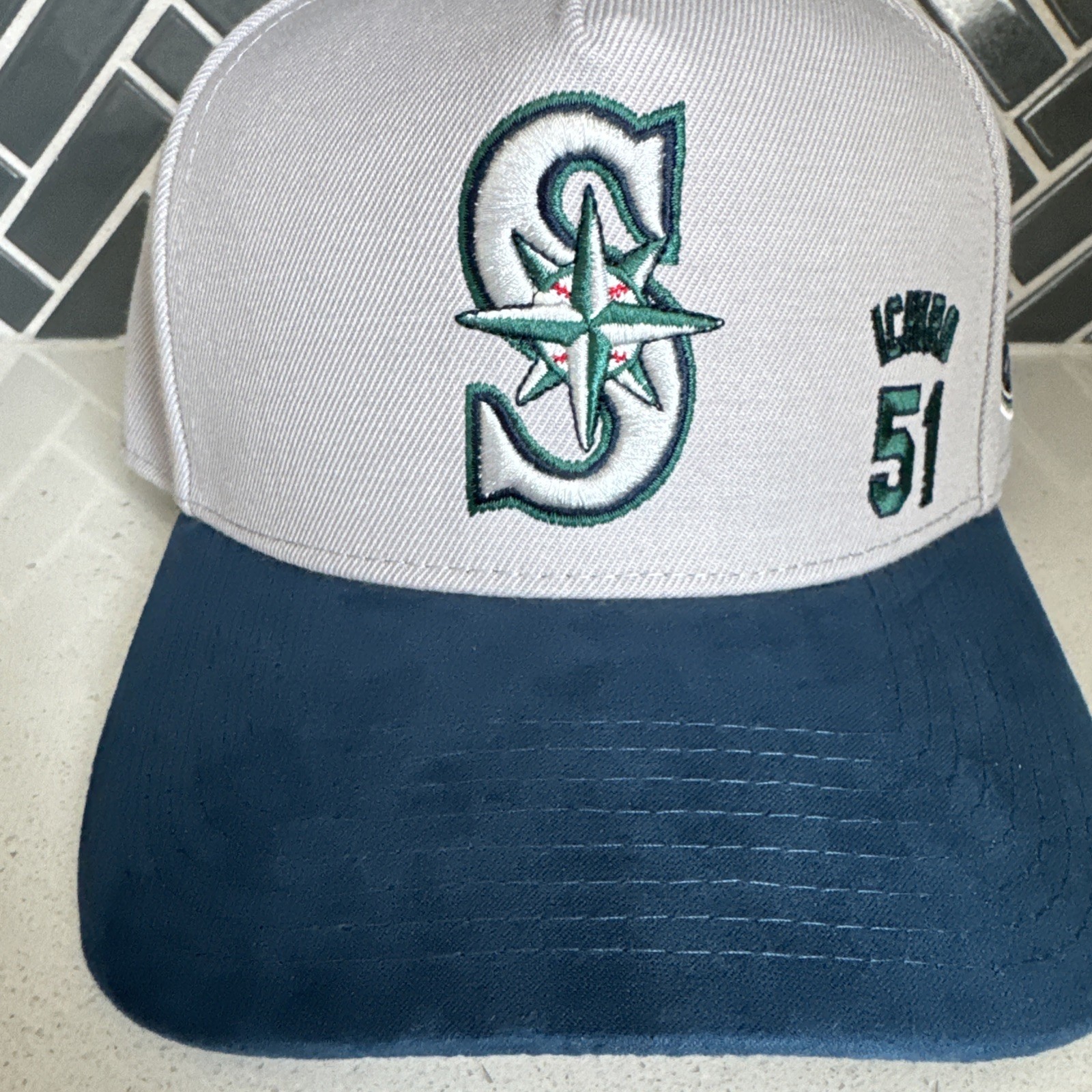 ICHIRO SUZUKI Seattle Mariners LIDS x TOPPS Player Chase BIG TIME Hat *LE /336*