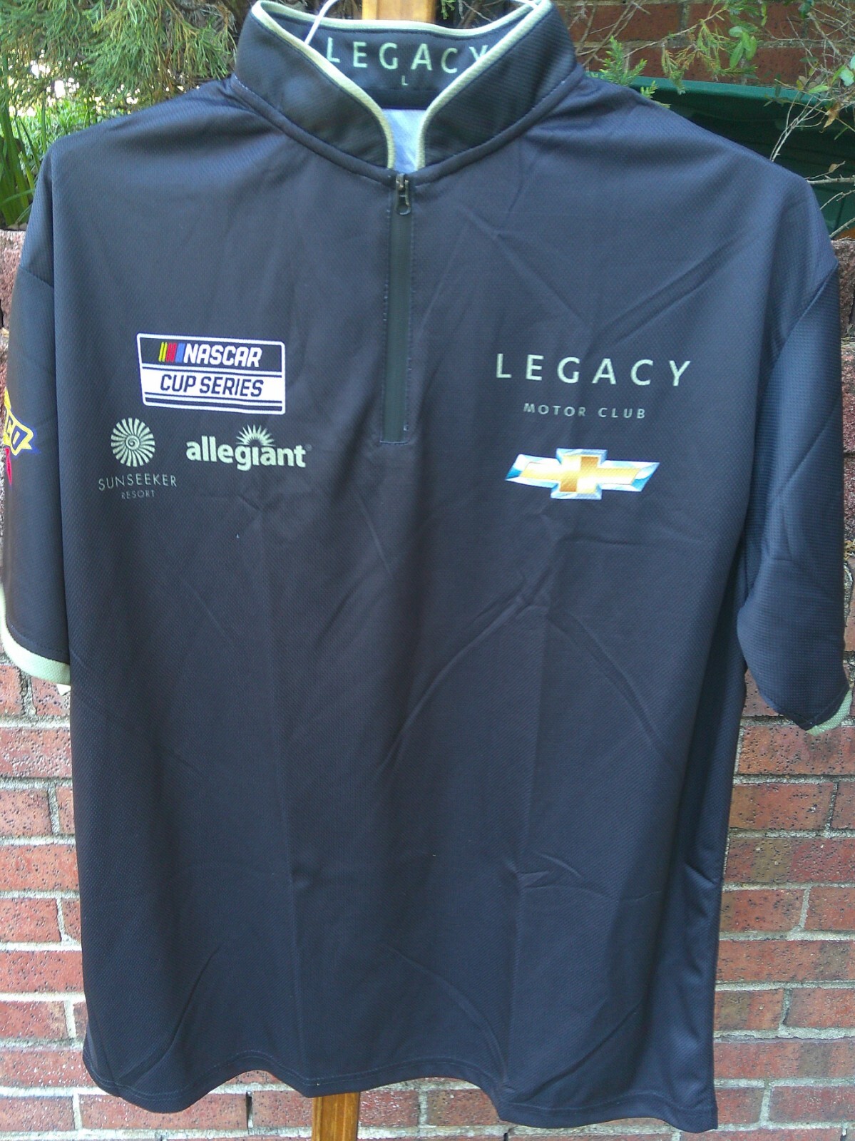 Noah Gragson #42 ALLEGIANT/Legacy Motor Club race day pit crew shirt – LARGE