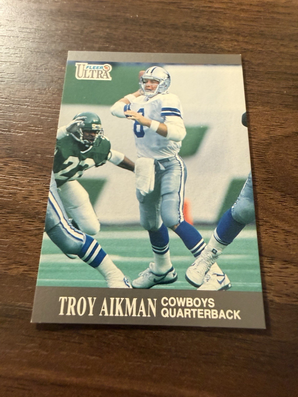 Troy Aikman 1991 Fleer Ultra #162 Dallas Cowboys Legend HOF