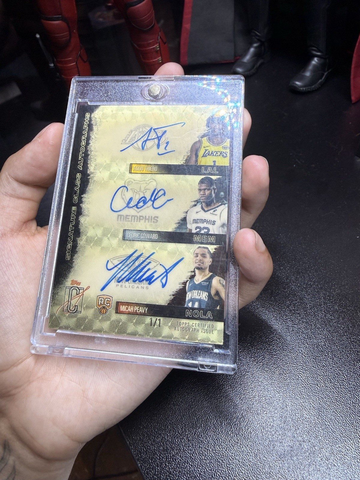 Topps 2026 Signature Class Basketball Superfractor 1/1 TA-ACM Triple Auto🔥