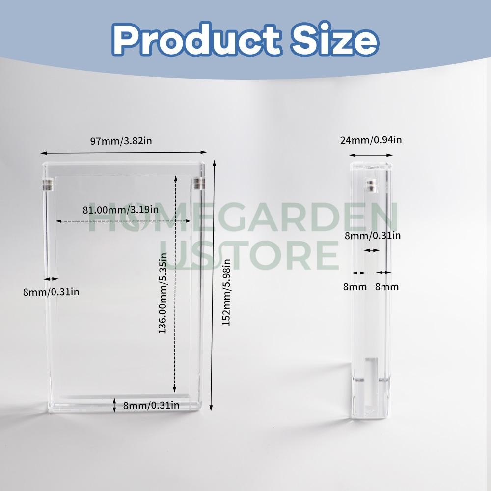 PSA/CGC/TAG Graded Card Slab Acrylic Magnetic Display Protector Case