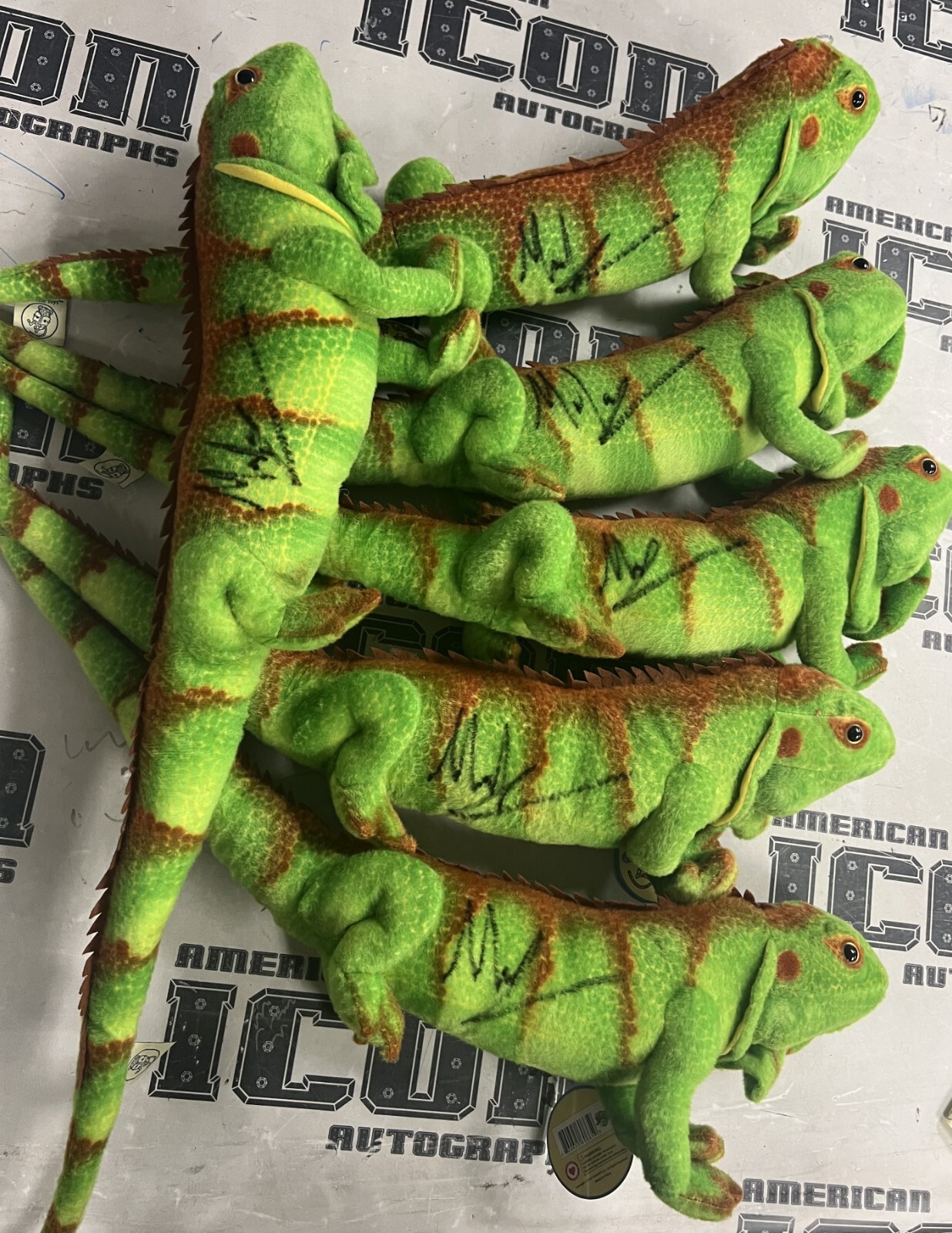 Mr. Iguana Signed 38″ Plush Yezka Stuffed Lizard WWE NXT Lucha Libre AAA Auto’d