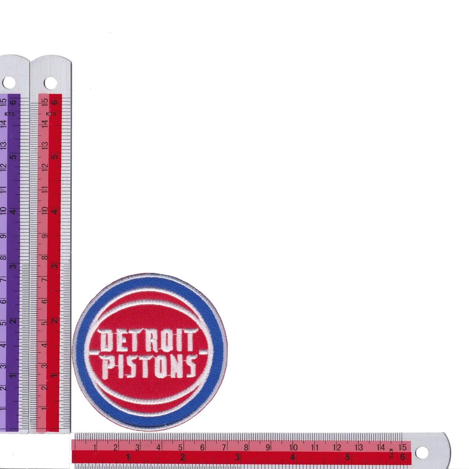 Wholesale Detroit Pistons Basketball Logo Size 2.8 in x 2.8 in Sew Iron On Patch
