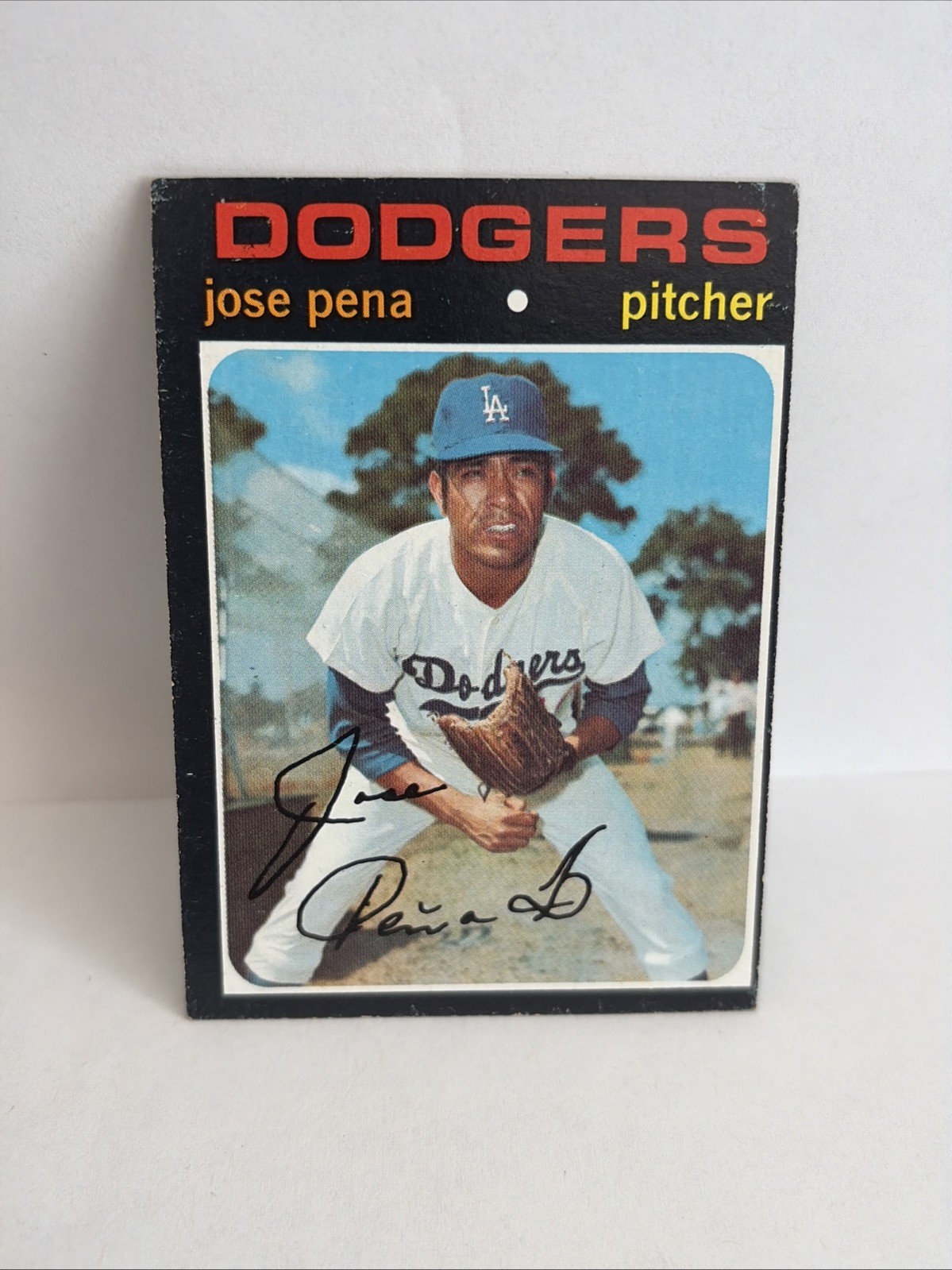 Jose Pena 1971 Topps #693 Los Angeles Dodgers