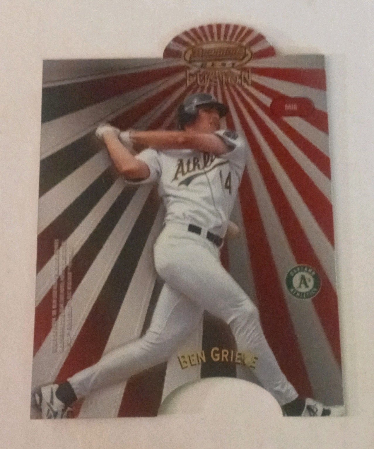 2000 Bowman’s Best Mirror Image Fusion Ken Griffey Jr./ Ben Grieve Die Cut #M16