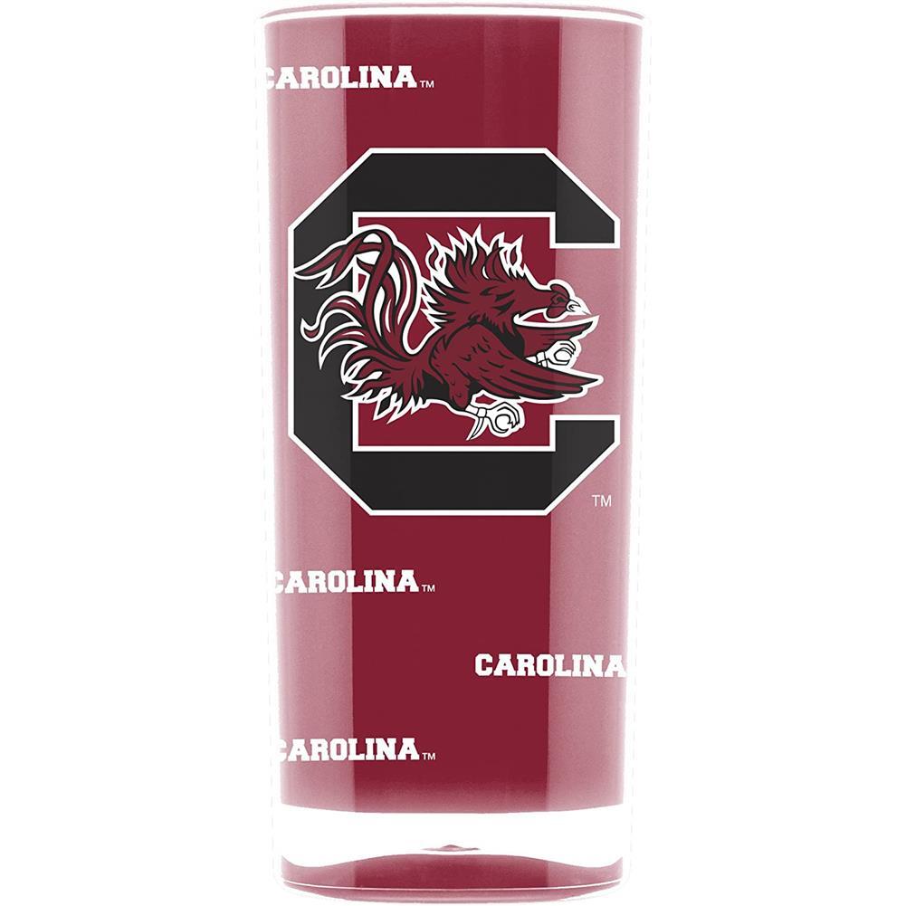 South Carolina Gamecocks Acrylic Square Tumbler Glass – 16 oz