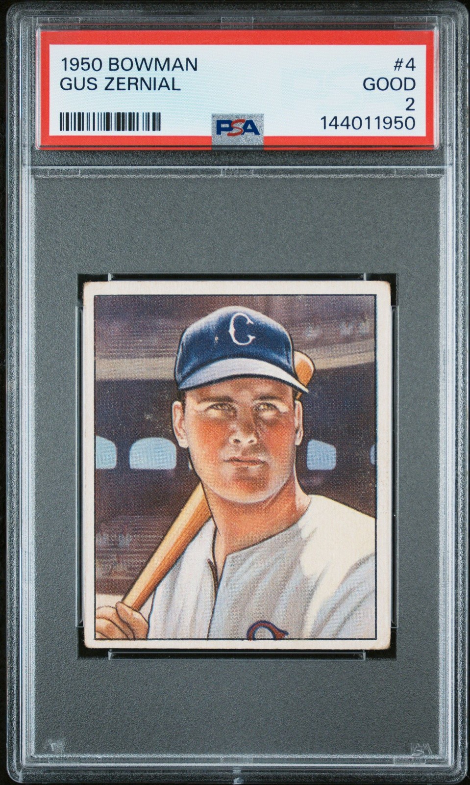 Gus Zernial 1950 Bowman PSA 2 #4 Chicago White Sox