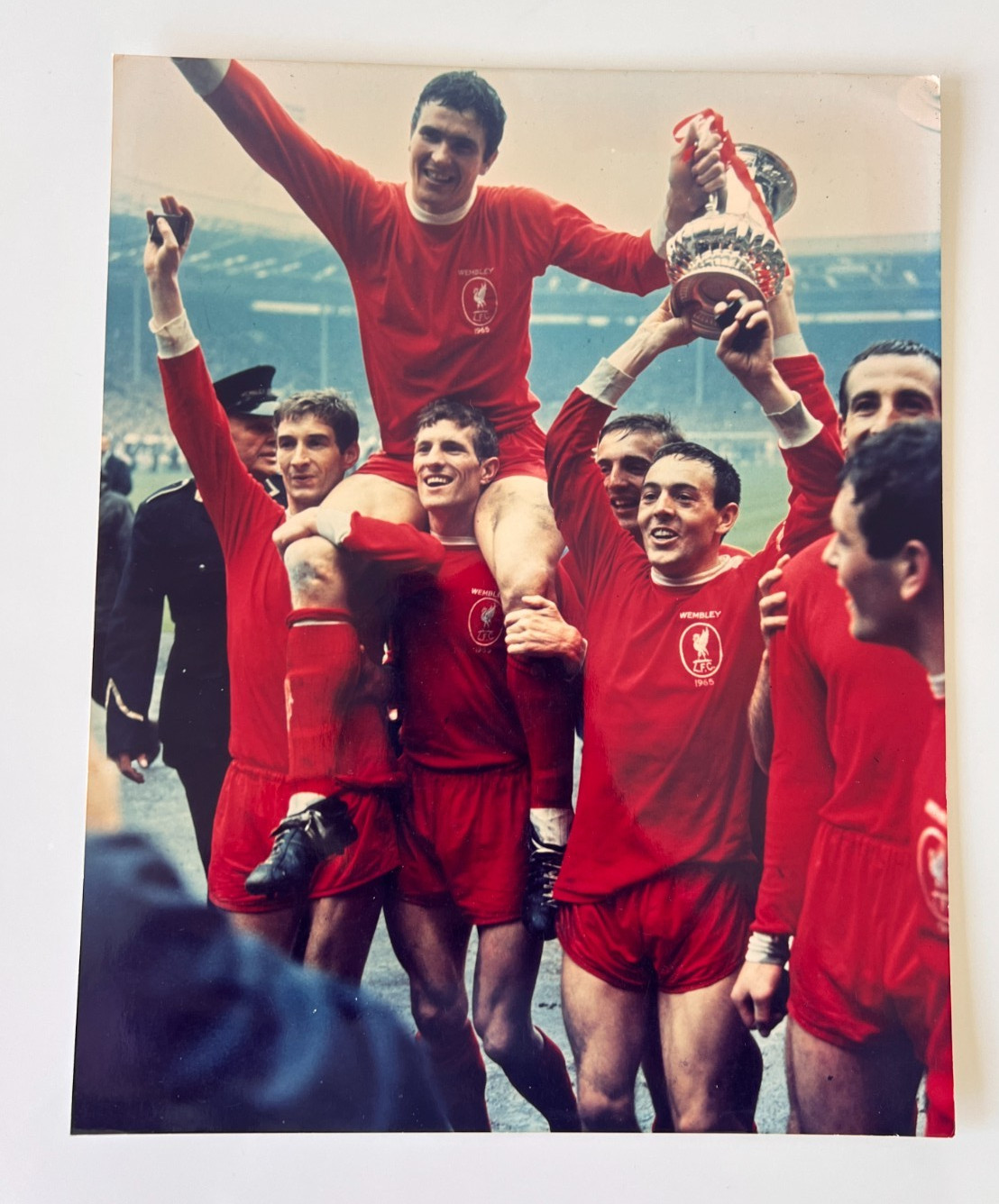LIVERPOOL 1965 FA Cup Final Wembley Colour Original 10×8 Archive Press Photo