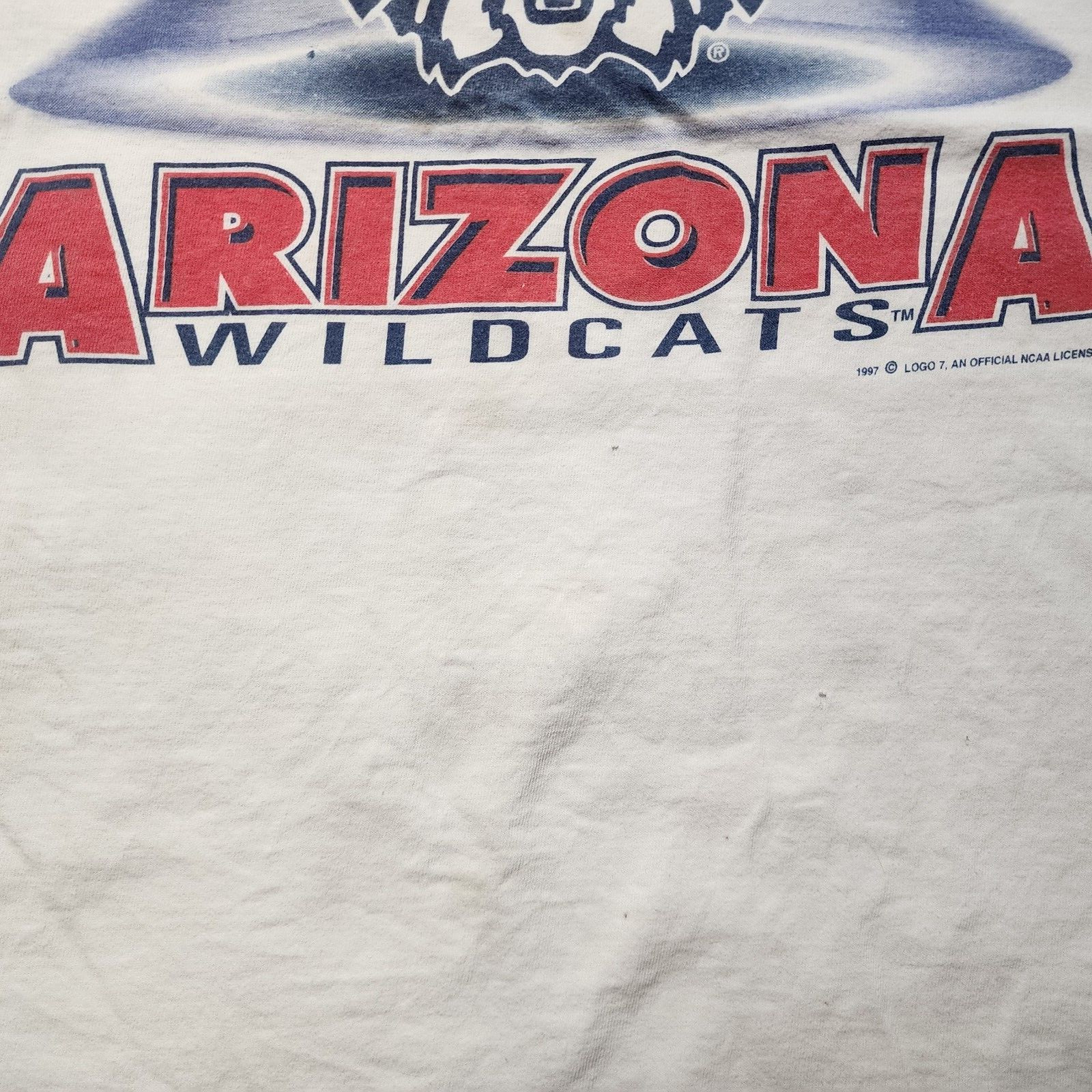 THREE Vintage Arizona Wildcats UofA T-shirt Basketball XL NCAA Champions 1997