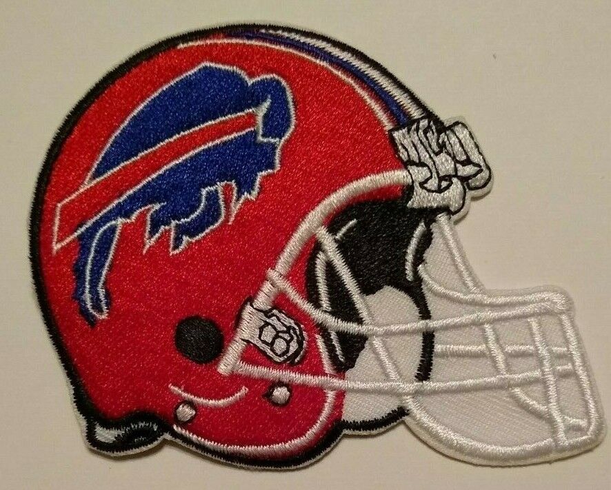 Buffalo Bills Embroidered PATCH~3 1/8″ X 3″~Helmet~Iron Sew On~NFL~Ships FREE