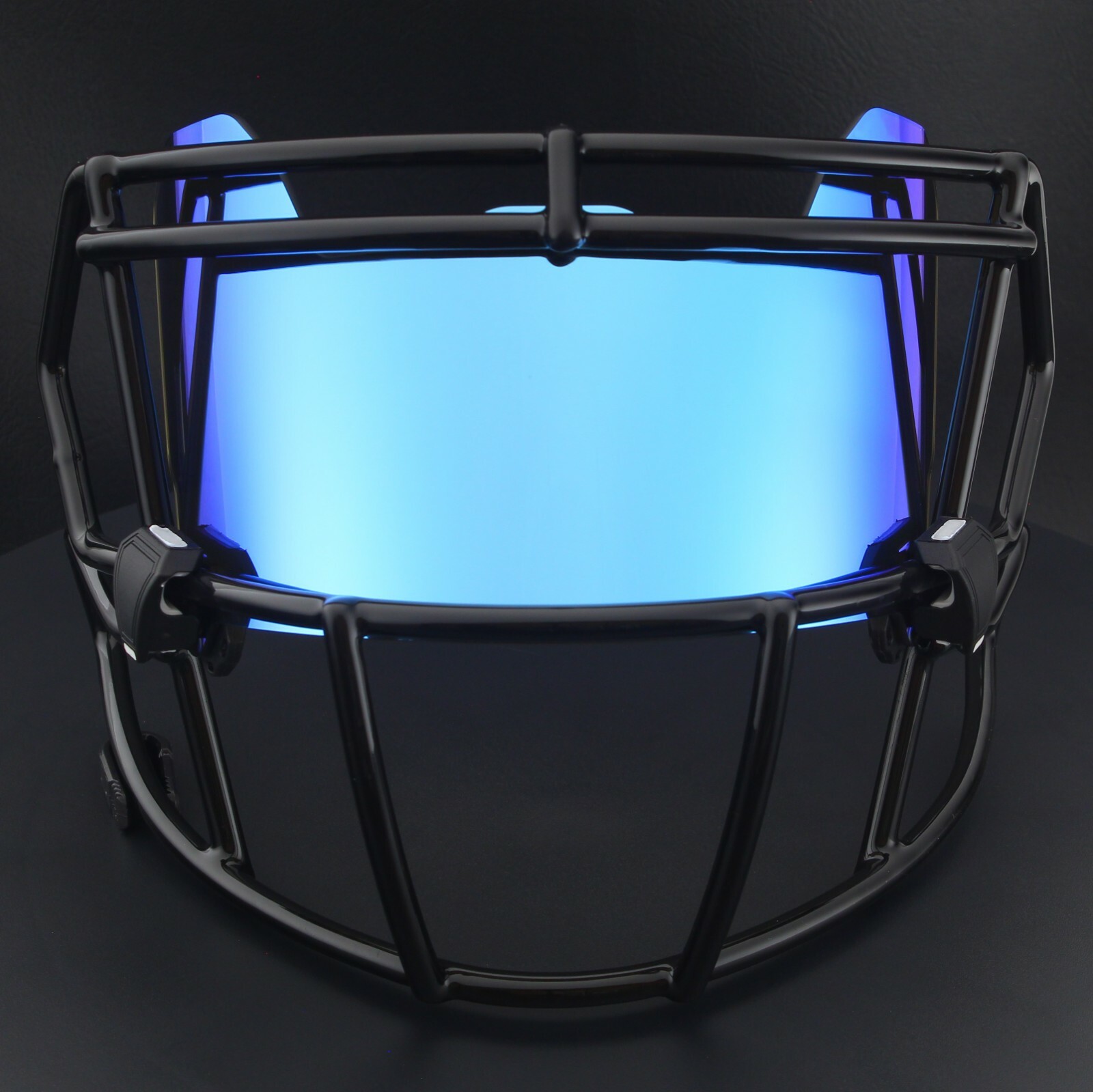 Color-Shift/Tinted Precision Football Helmet Eye Shield Visor REVO PHANTOM BLUE