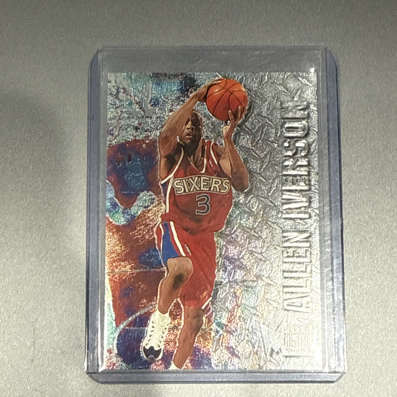 Fleer Metal 1996-97 Allen Iverson #201 Base Set Philadelphia 76ers NBA Rookie RC