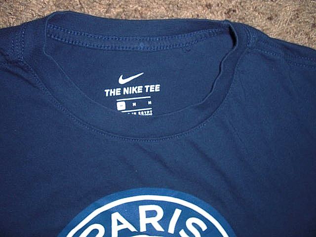 PSG PARIS SAINT-GERMAIN blue NIKE short sleeve shirt men’s Medium
