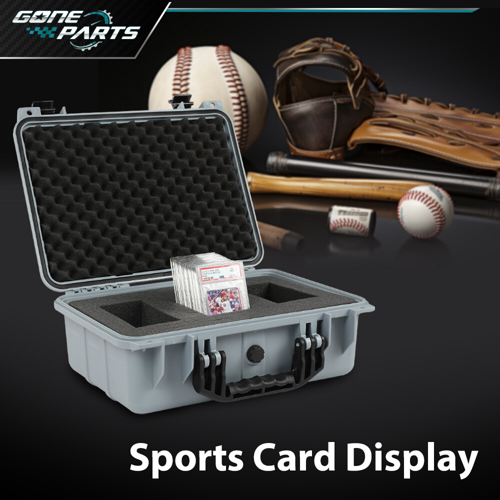 150CT Weatherproof Graded Card Storage Box Heavy Duty Case Slab Holder Protector