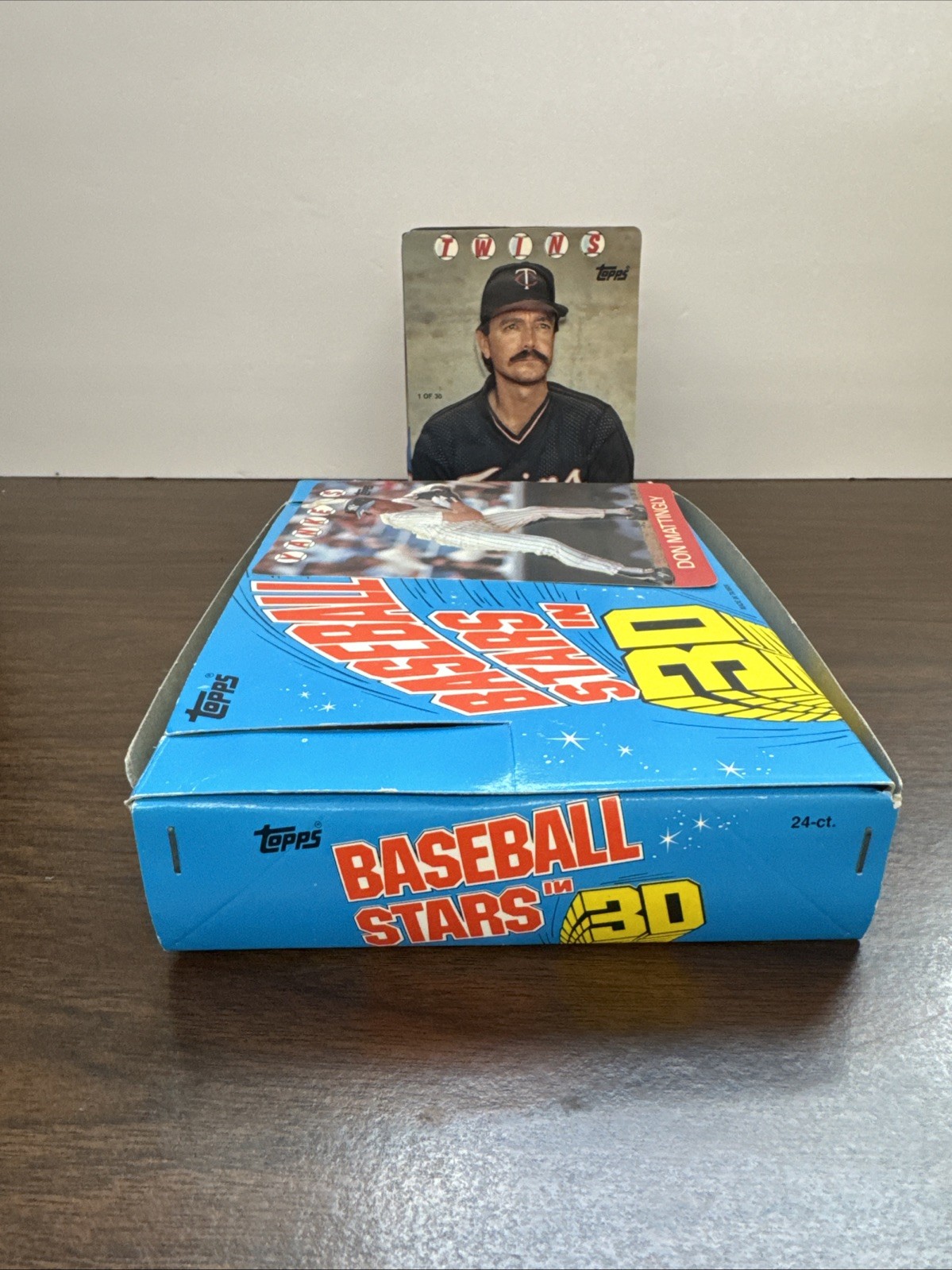 1986 Topps 3D 3-D Baseball Stars Complete Set 1-30 With Original Box